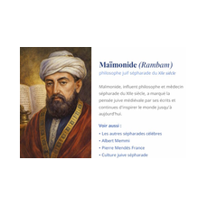 Maïmonide (Rambam) : philosophe et maître du judaïsme sépharade